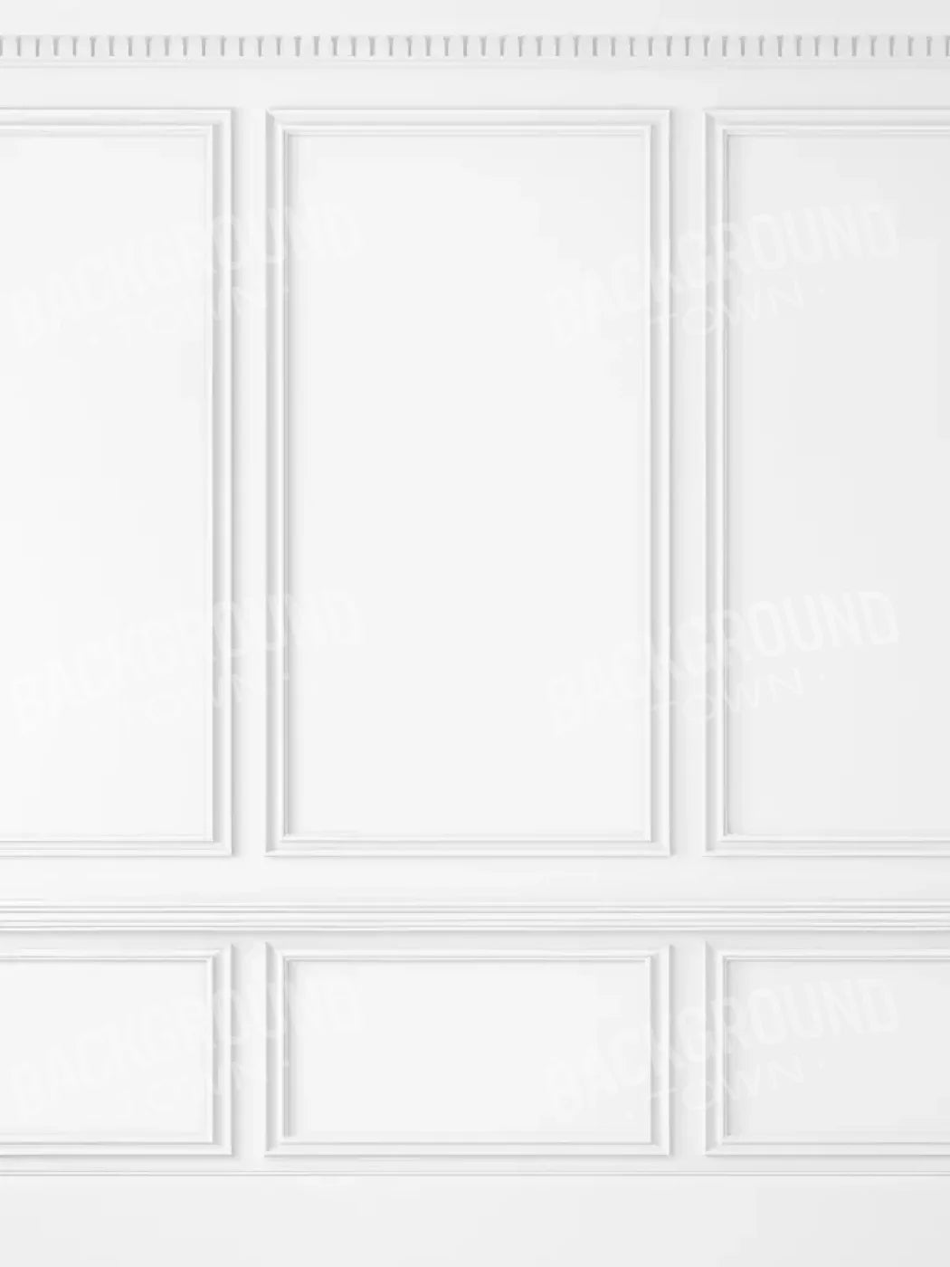 White Wall Ballroom 6’X8’ Fleece (72 X 96 Inch) Backdrop