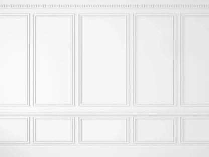 White Wall Ballroom 8’X6’ Fleece (96 X 72 Inch) Backdrop