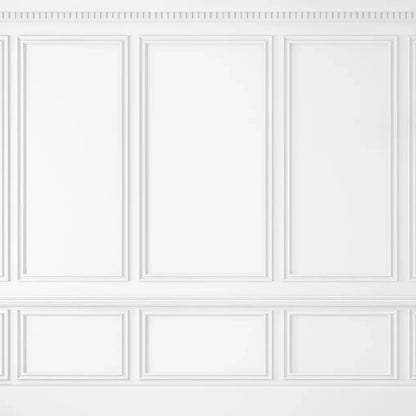 White Wall Ballroom 8’X8’ Fleece (96 X Inch) Backdrop