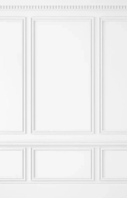 White Wall Ballroom 9’X14’ Ultracloth (108 X 168 Inch) Backdrop