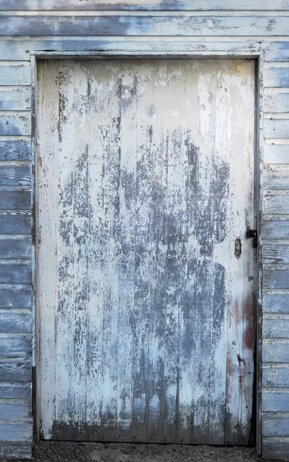White Washed Door 9X14 Ultracloth ( 108 X 168 Inch ) Backdrop