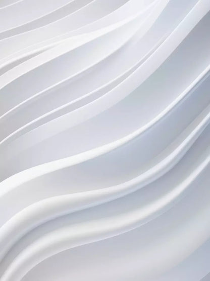 White Waves 5’X6’8 Fleece (60 X 80 Inch) Backdrop