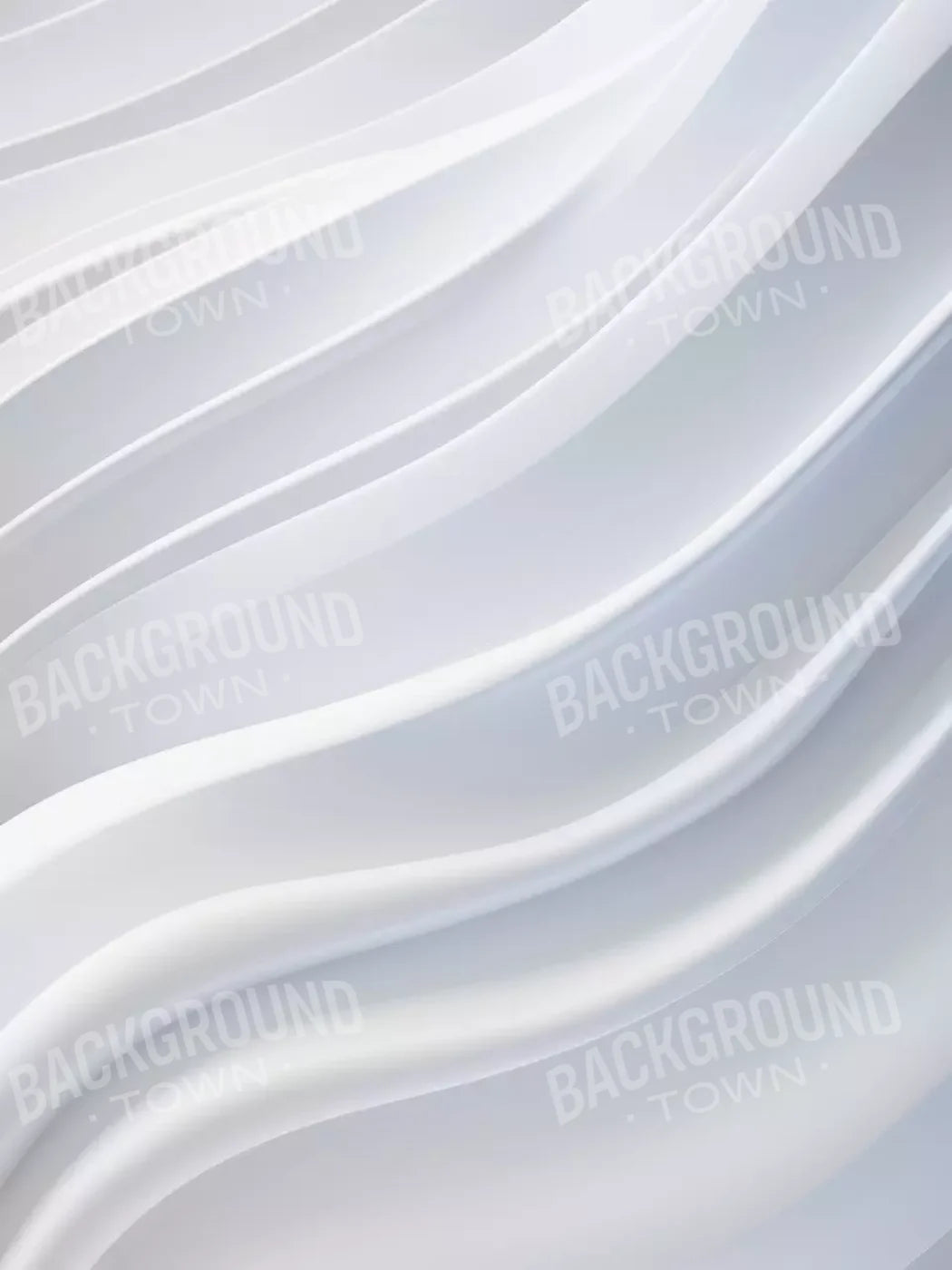 White Waves 6’X8’ Fleece (72 X 96 Inch) Backdrop