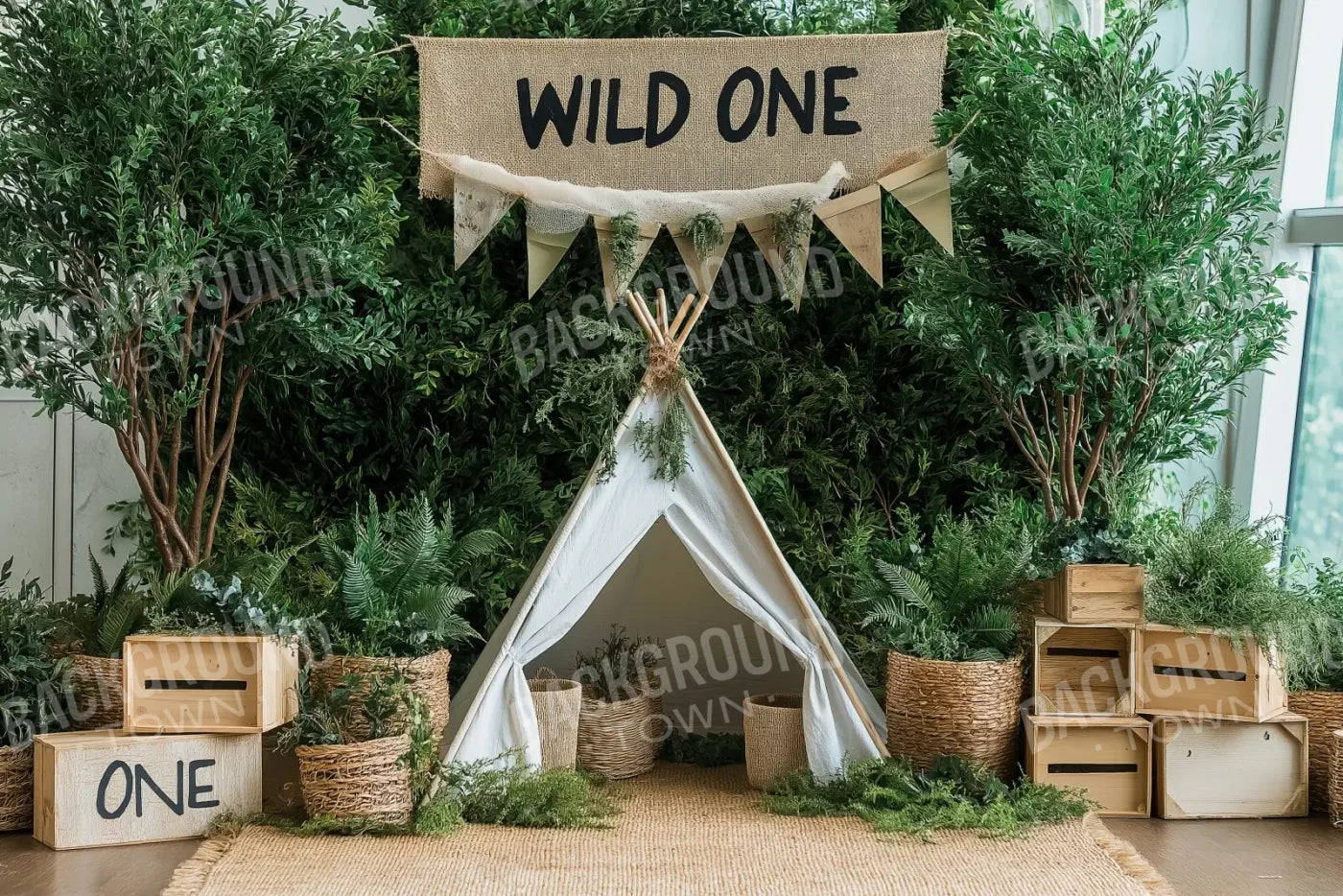 Wild One 12’x8’ UltraCloth (144 x 96 inch) Backdrop