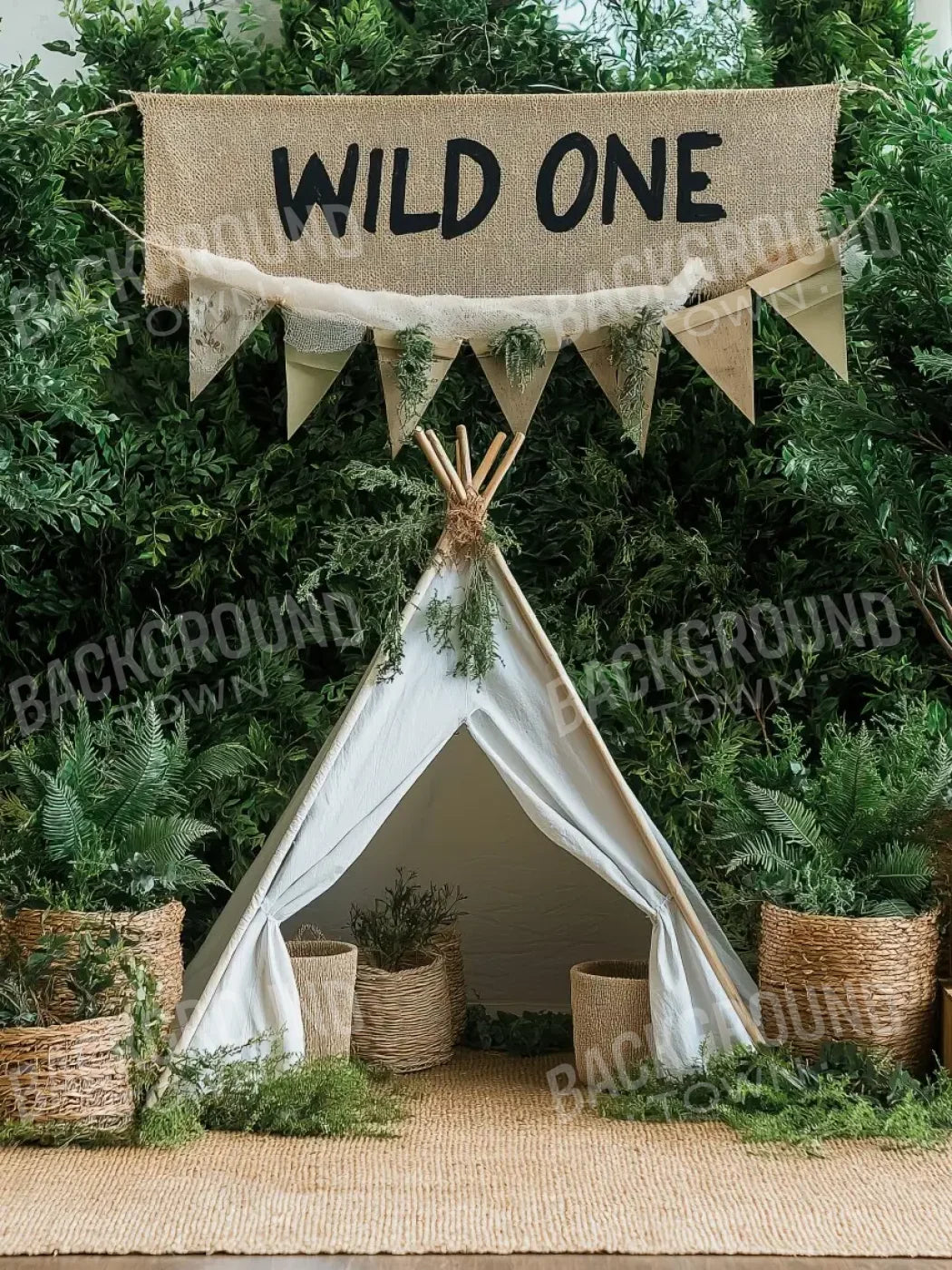 Wild One 5’x6’8 Fleece (60 x 80 inch) Backdrop