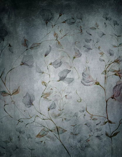 Wildflower Floral 6’X8’ Fleece (72 X 96 Inch) Backdrop