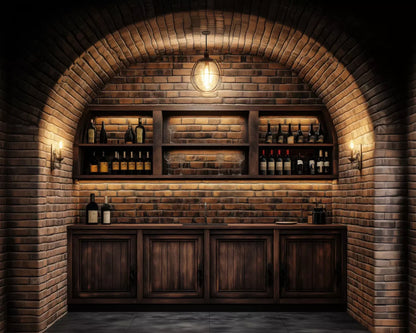 Wine Bar 10’X8’ Fleece (120 X 96 Inch) Backdrop