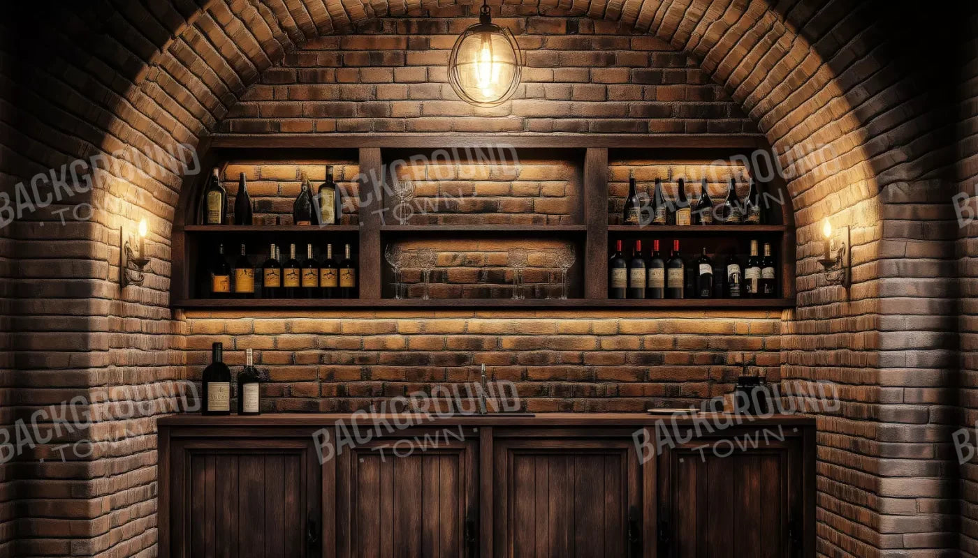 Wine Bar 14’X8’ Ultracloth (168 X 96 Inch) Backdrop