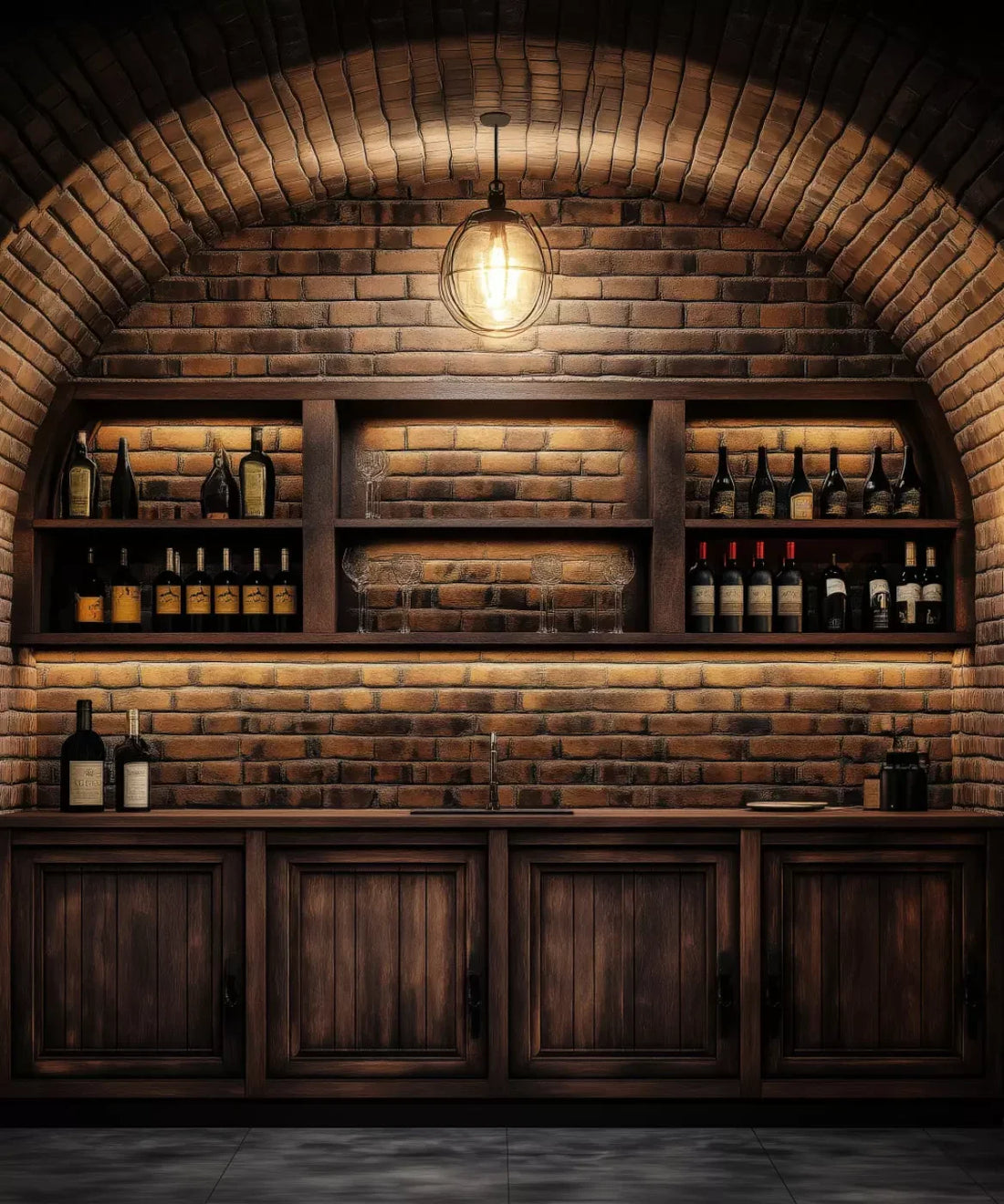Brick Cellar Backdrop for Photography