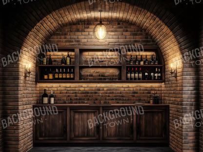 Wine Bar 6’8X5’ Fleece (80 X 60 Inch) Backdrop
