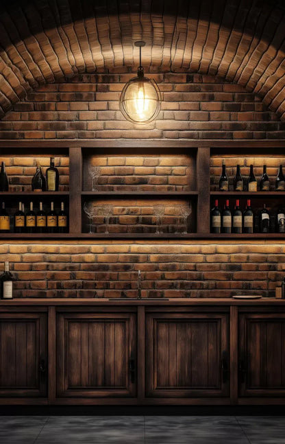 Wine Bar 9’X14’ Ultracloth (108 X 168 Inch) Backdrop
