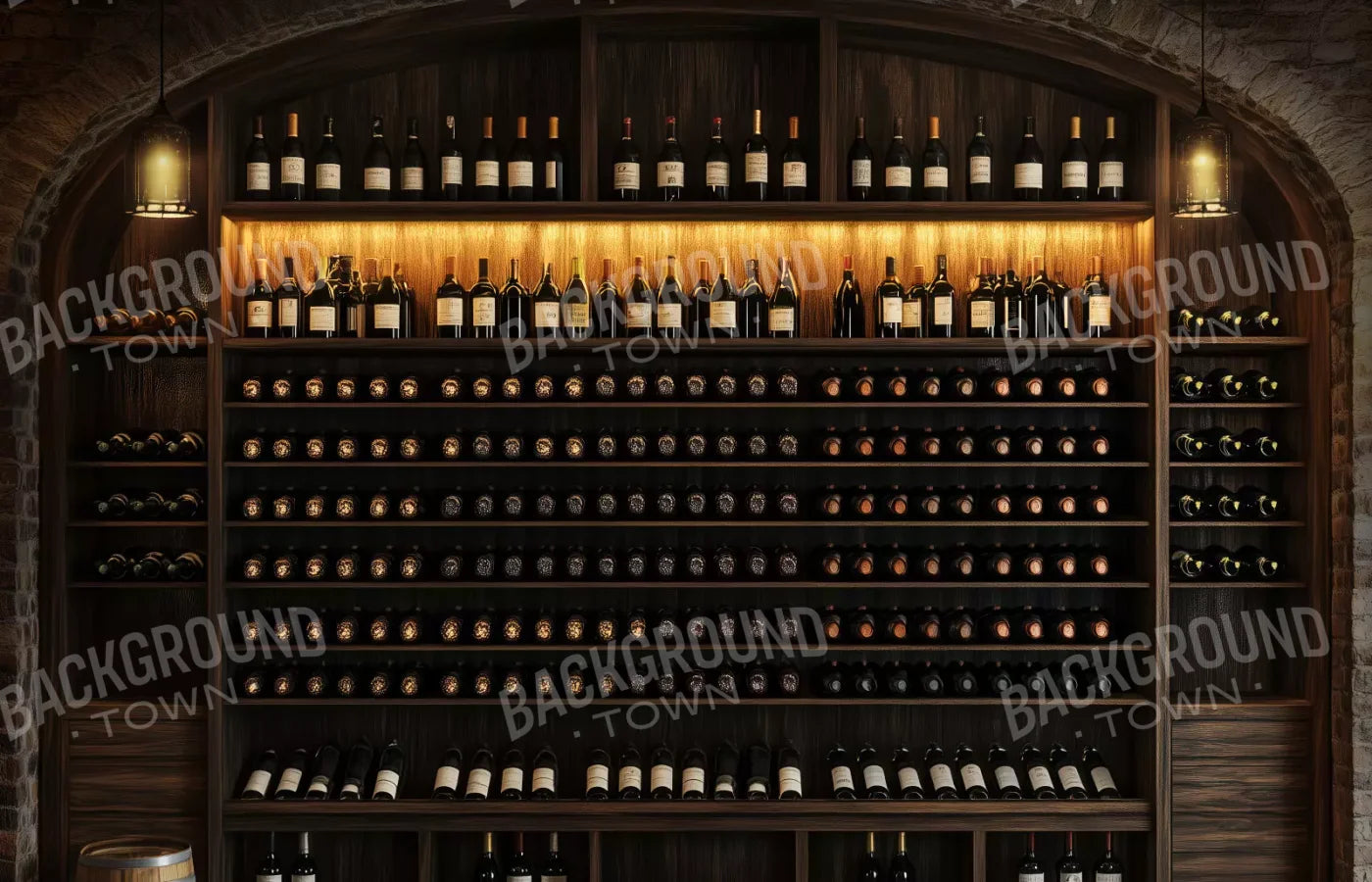 Wine Cellar 14’X9’ Ultracloth (168 X 108 Inch) Backdrop