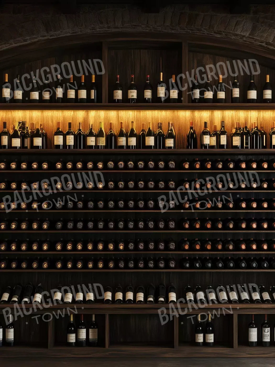 Wine Cellar 6’X8’ Fleece (72 X 96 Inch) Backdrop