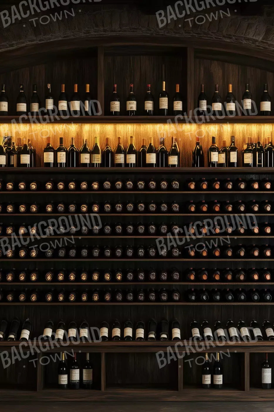 Wine Cellar 8’X12’ Ultracloth (96 X 144 Inch) Backdrop