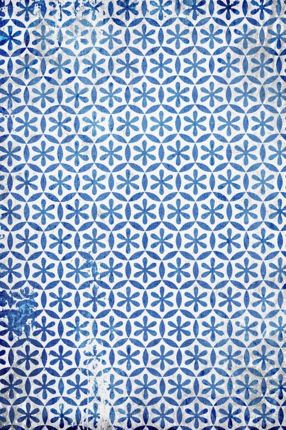 Winter Blues 4X5 Rubbermat Floor ( 48 X 60 Inch ) Backdrop