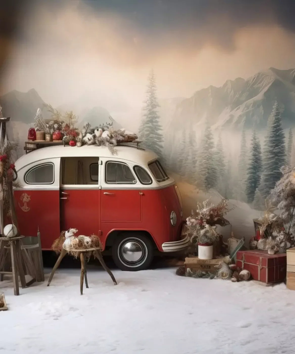 Winter Camping Ii 10’X12’ Ultracloth (120 X 144 Inch) Backdrop