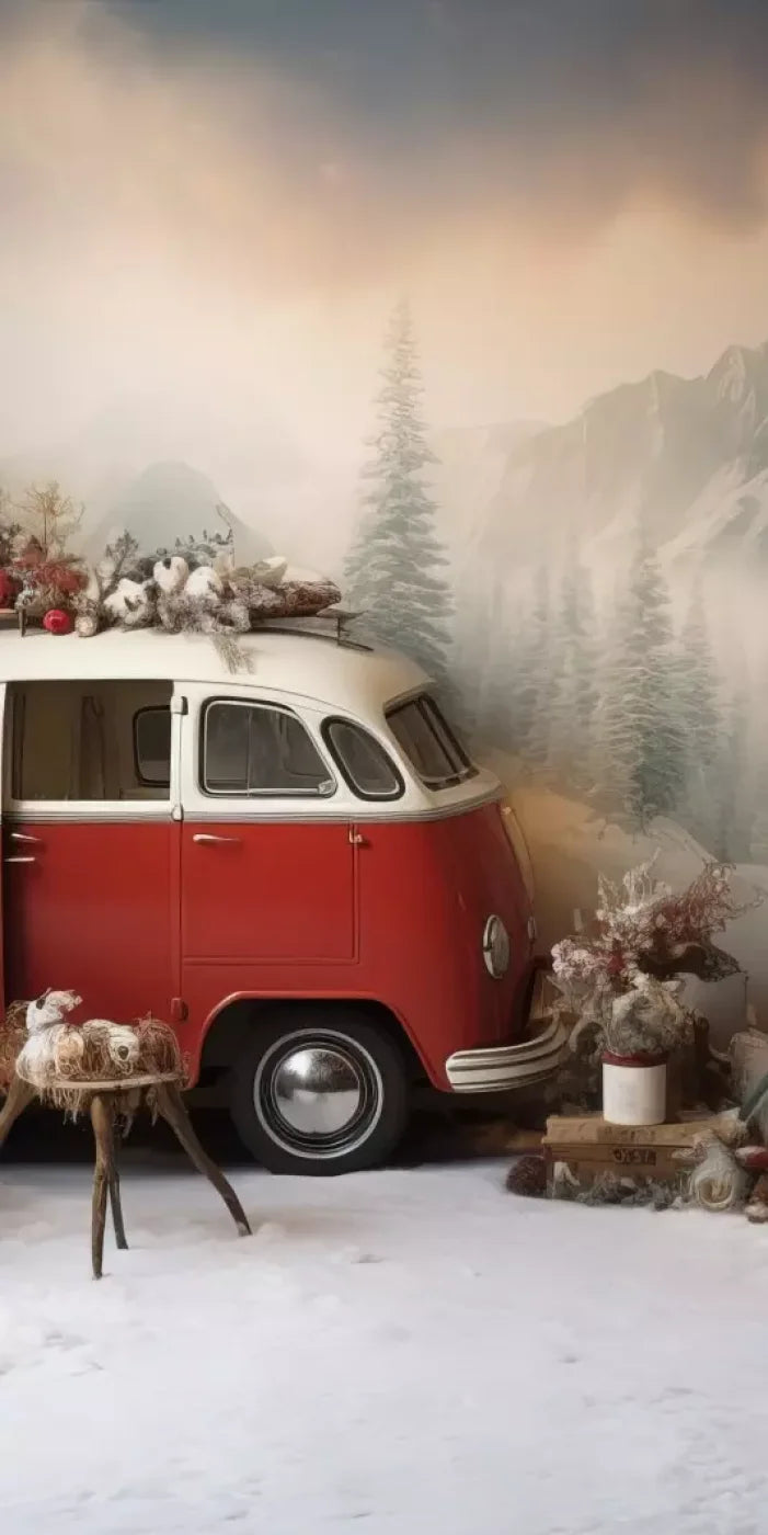 Winter Camping Ii 8’X16’ Ultracloth (96 X 192 Inch) Backdrop