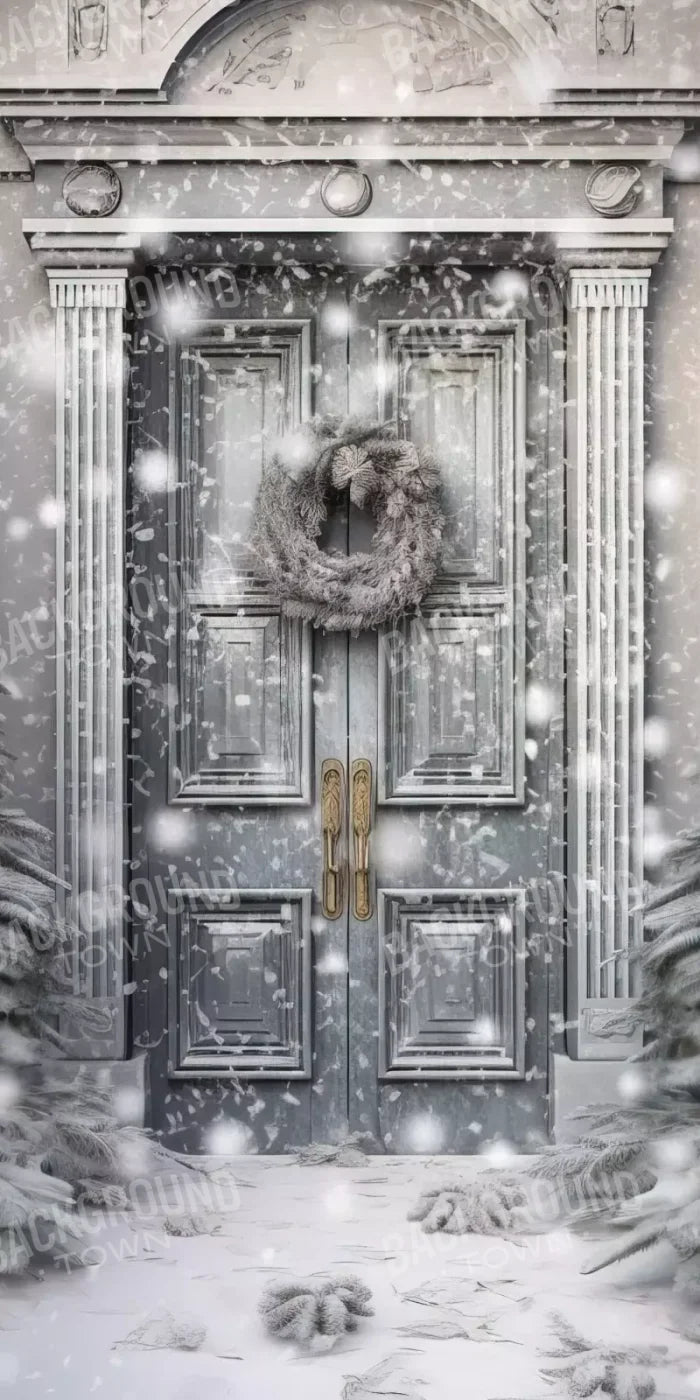 Winter Door 10’X20’ Ultracloth (120 X 240 Inch) Backdrop