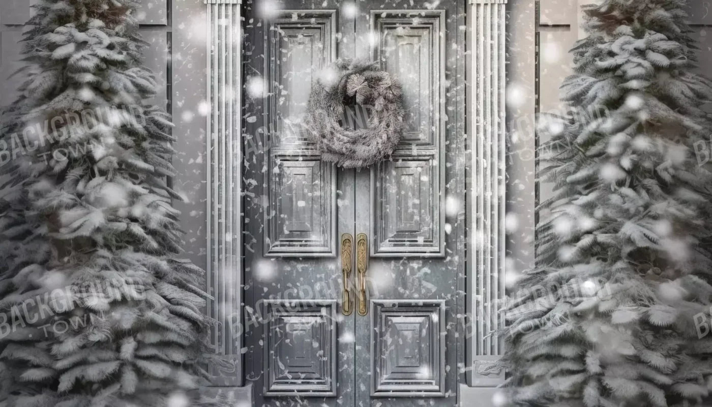 Winter Door 14’X8’ Ultracloth (168 X 96 Inch) Backdrop