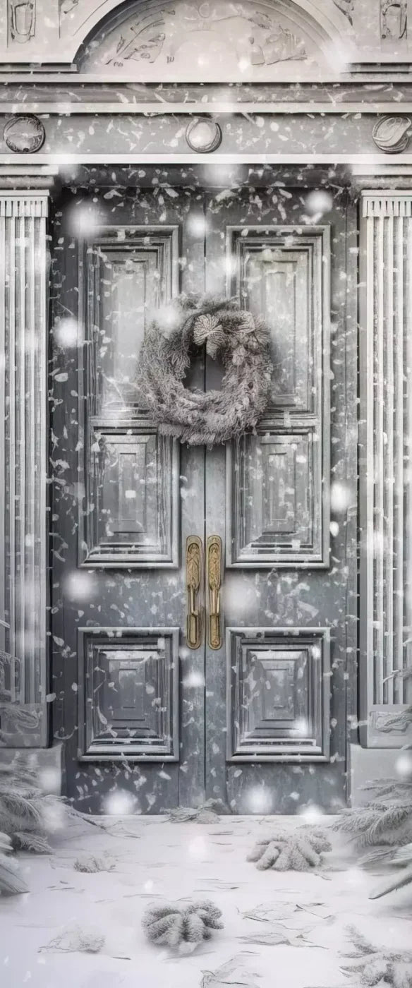 Winter Door 5’X12’ Ultracloth For Westcott X-Drop (60 X 144 Inch) Backdrop