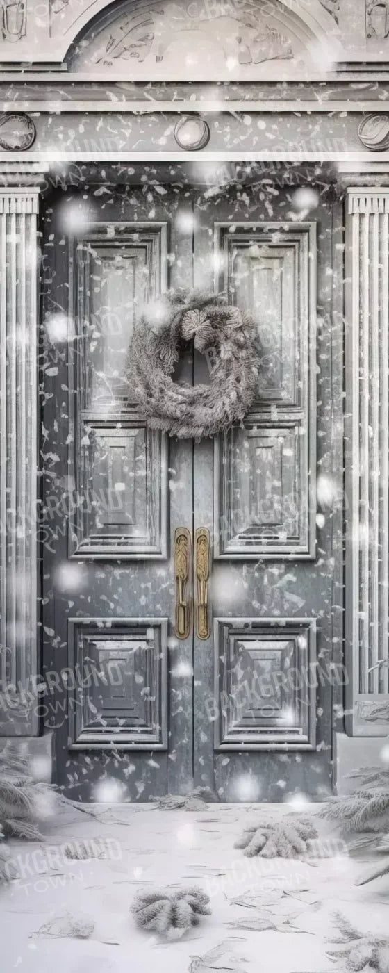 Winter Door 8’X20’ Ultracloth (96 X 240 Inch) Backdrop