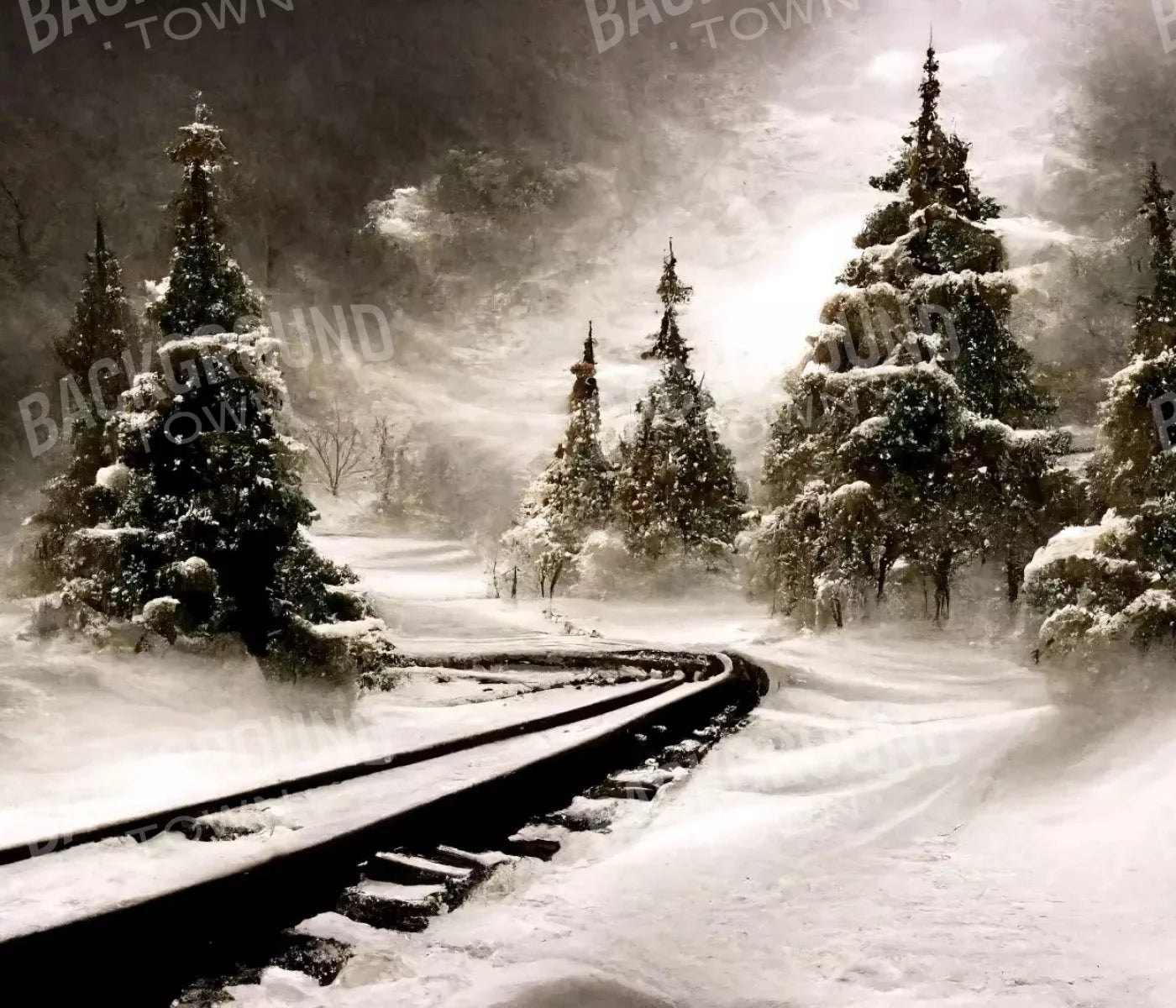 Winter Express 12X10 Ultracloth ( 144 X 120 Inch ) Backdrop