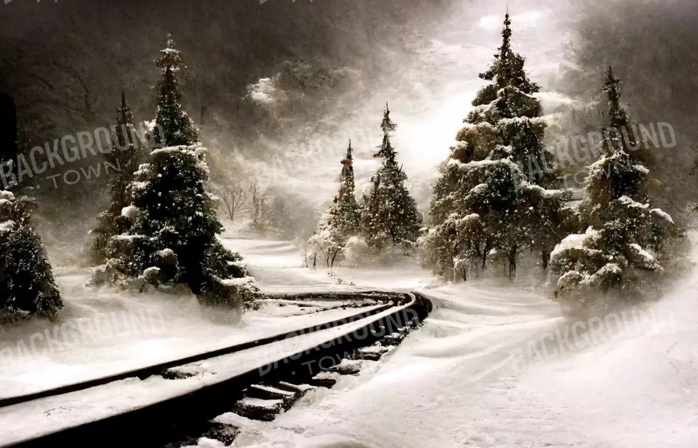 Winter Express 12X8 Ultracloth ( 144 X 96 Inch ) Backdrop
