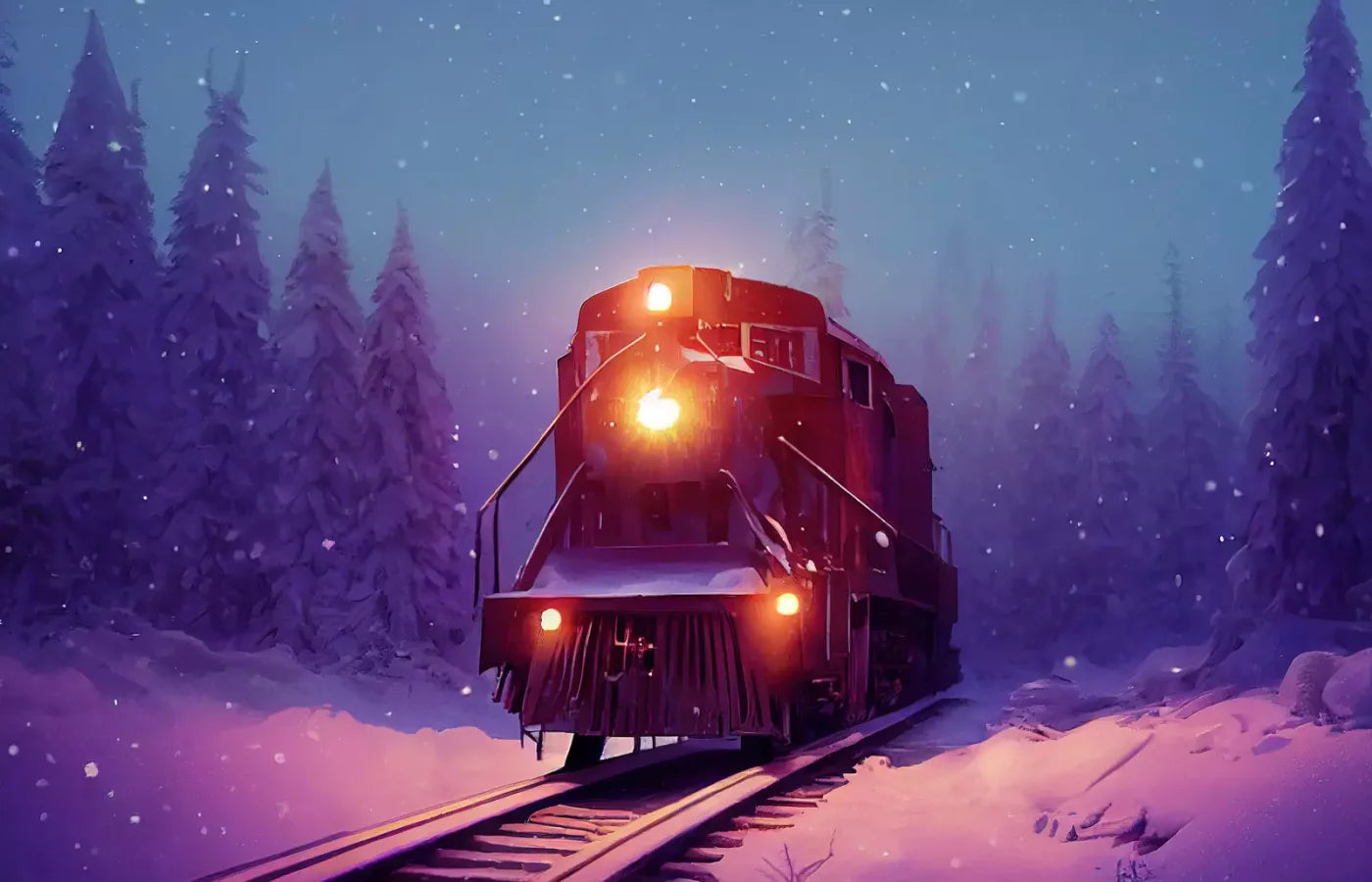Winter Express 3 12X8 Ultracloth ( 144 X 96 Inch ) Backdrop