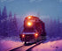 Blue Winter Backdrop for Photography