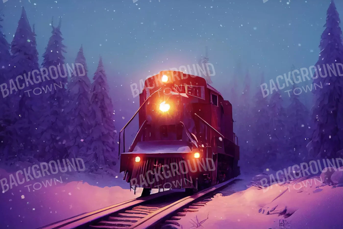Winter Express 3 8X5 Ultracloth ( 96 X 60 Inch ) Backdrop