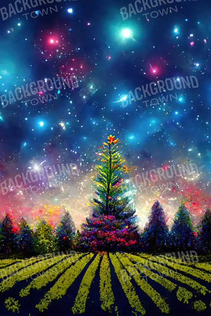 Winter Fireworks 5X8 Ultracloth ( 60 X 96 Inch ) Backdrop