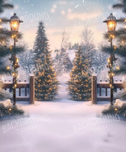 Winter Scene 10’X12’ Ultracloth (120 X 144 Inch) Backdrop