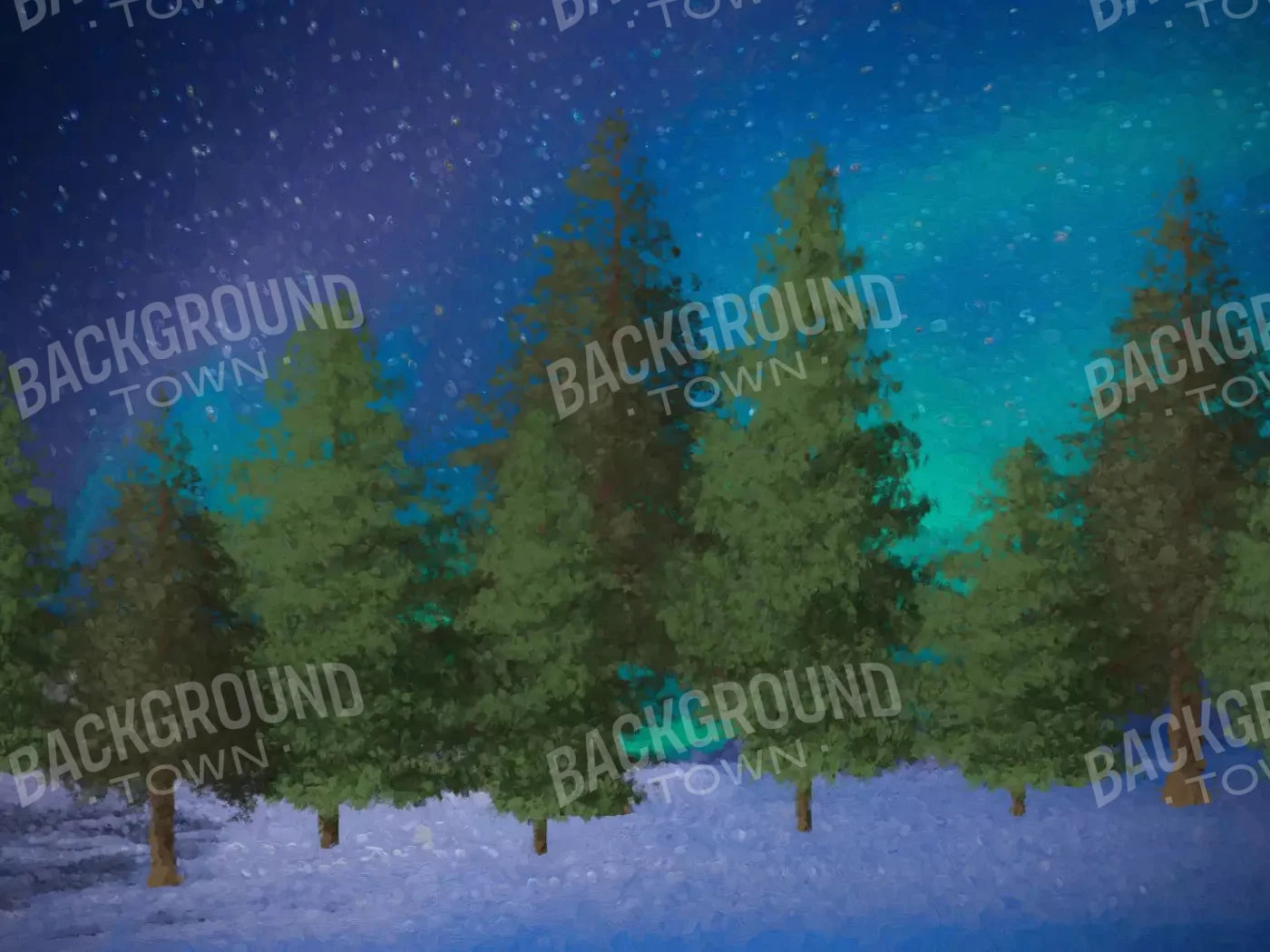 Winter Sky 10X8 Fleece ( 120 X 96 Inch ) Backdrop