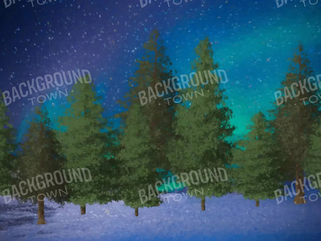 Winter Sky 68X5 Fleece ( 80 X 60 Inch ) Backdrop