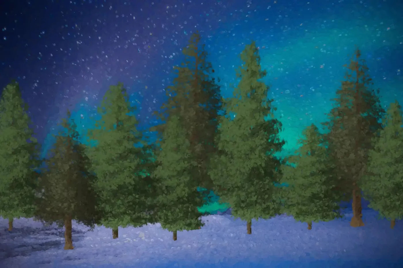 Winter Sky 8X5 Ultracloth ( 96 X 60 Inch ) Backdrop