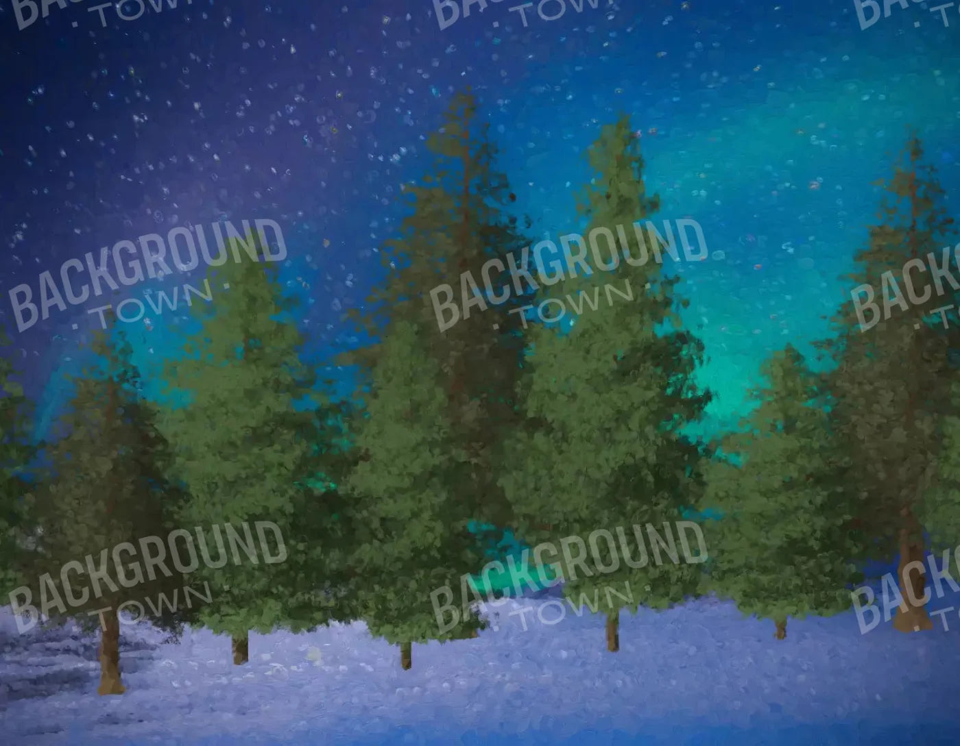 Winter Sky 8X6 Fleece ( 96 X 72 Inch ) Backdrop