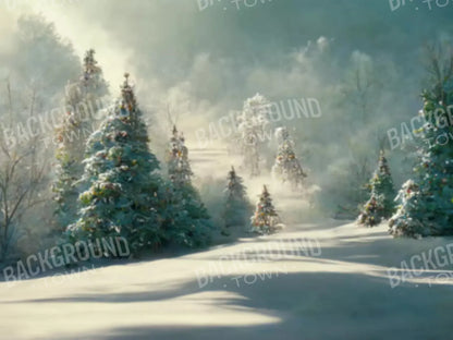 Winter Wonderland 1 10X8 Fleece ( 120 X 96 Inch ) Backdrop