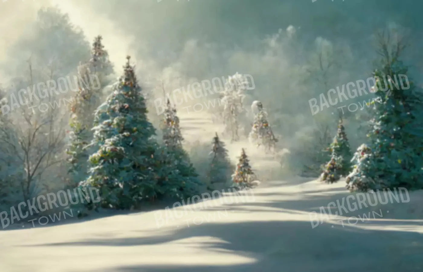 Winter Wonderland 1 12X8 Ultracloth ( 144 X 96 Inch ) Backdrop