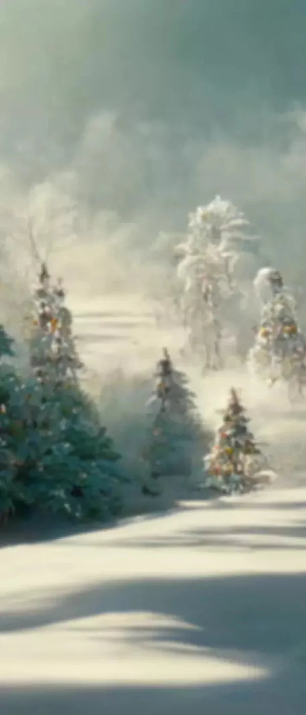 Winter Wonderland 1 5X12 Ultracloth For Westcott X-Drop ( 60 X 144 Inch ) Backdrop