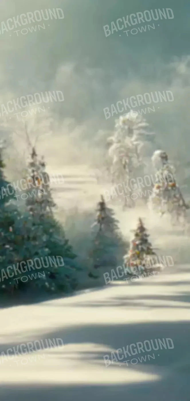 Winter Wonderland 1 8X16 Ultracloth ( 96 X 192 Inch ) Backdrop