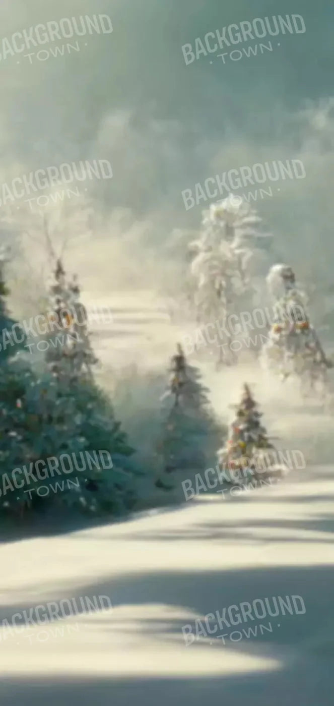 Winter Wonderland 1 8X16 Ultracloth ( 96 X 192 Inch ) Backdrop