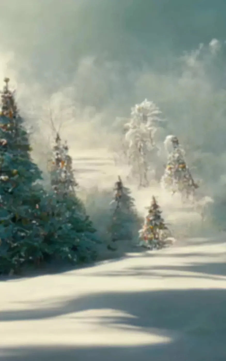 Winter Wonderland 1 9X14 Ultracloth ( 108 X 168 Inch ) Backdrop