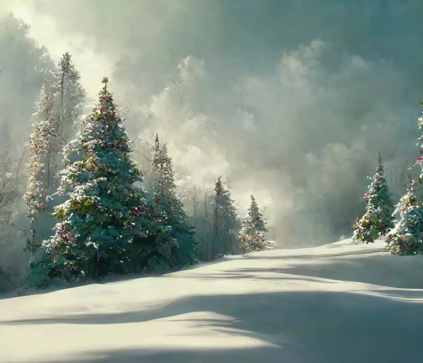 Winter Wonderland 12X10 Ultracloth ( 144 X 120 Inch ) Backdrop