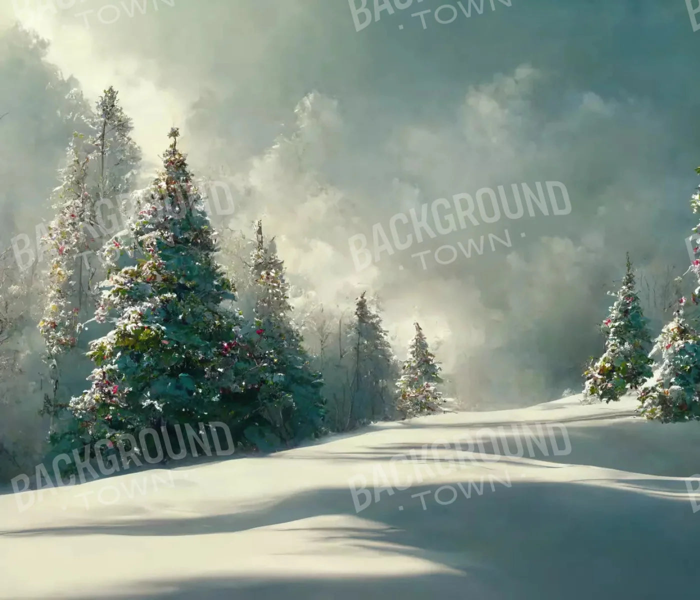 Winter Wonderland 12X10 Ultracloth ( 144 X 120 Inch ) Backdrop