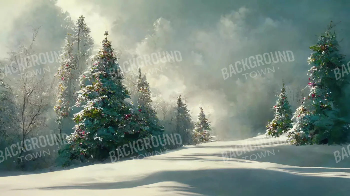 Winter Wonderland 14X8 Ultracloth ( 168 X 96 Inch ) Backdrop