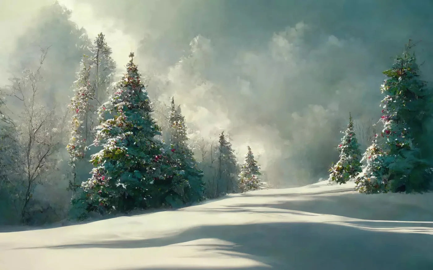 Winter Wonderland 14X9 Ultracloth ( 168 X 108 Inch ) Backdrop