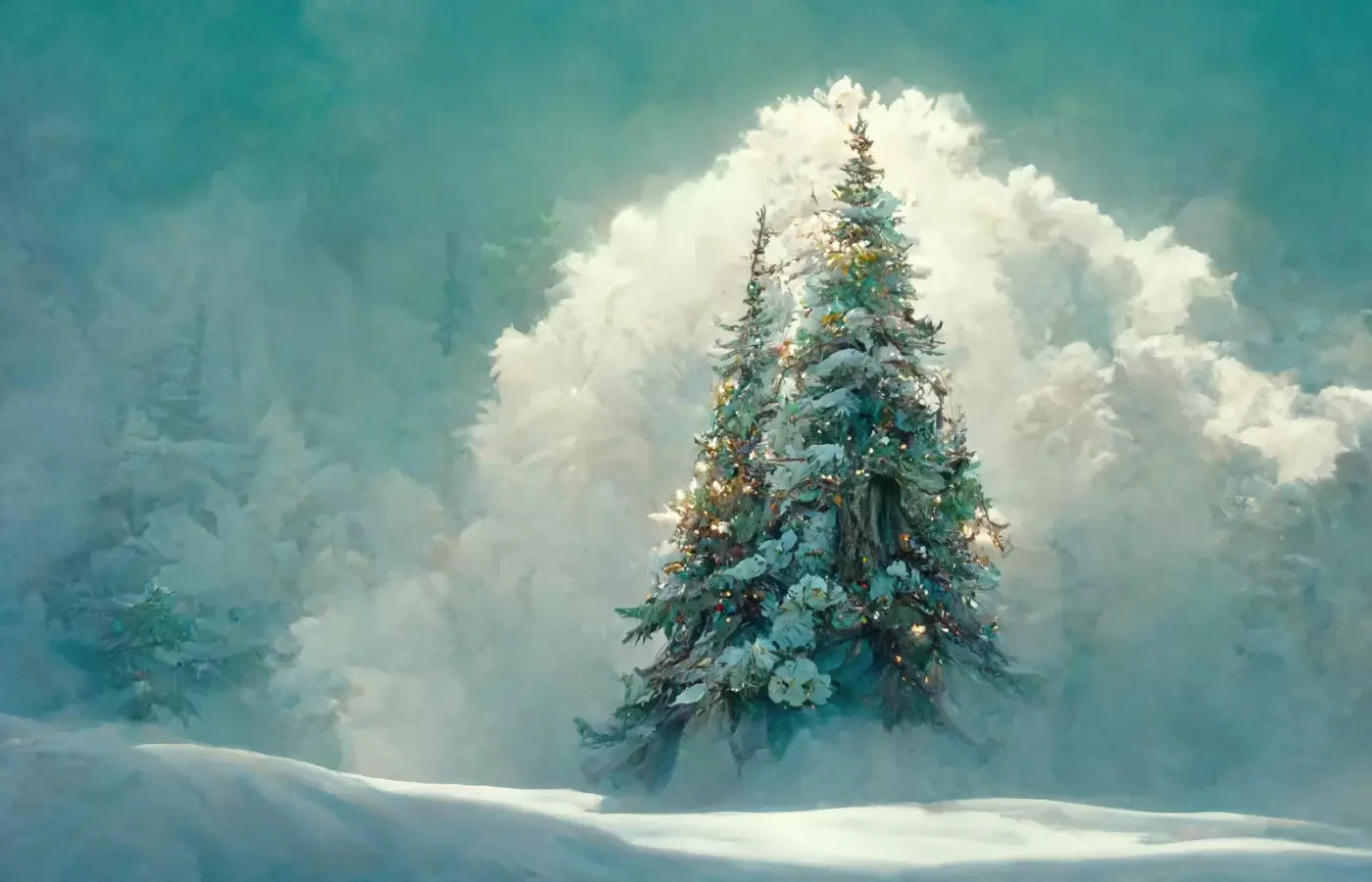 Winter Wonderland 2 12X8 Ultracloth ( 144 X 96 Inch ) Backdrop