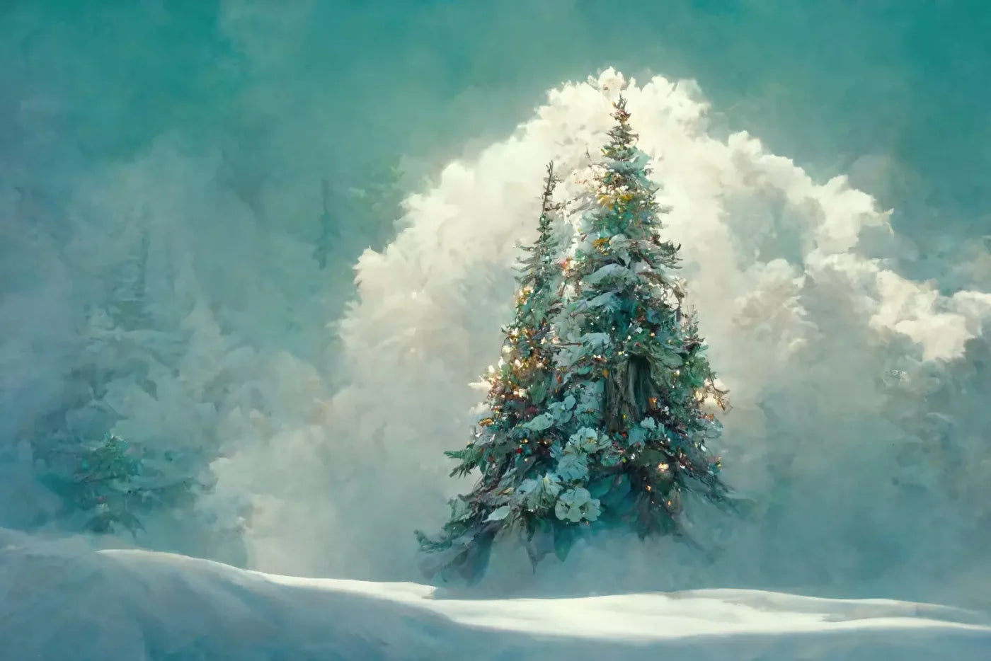 Winter Wonderland 2 8X5 Ultracloth ( 96 X 60 Inch ) Backdrop