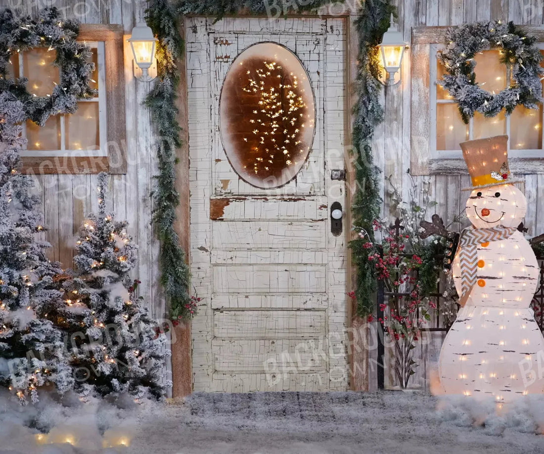 White Christmas Backdrop for Photography