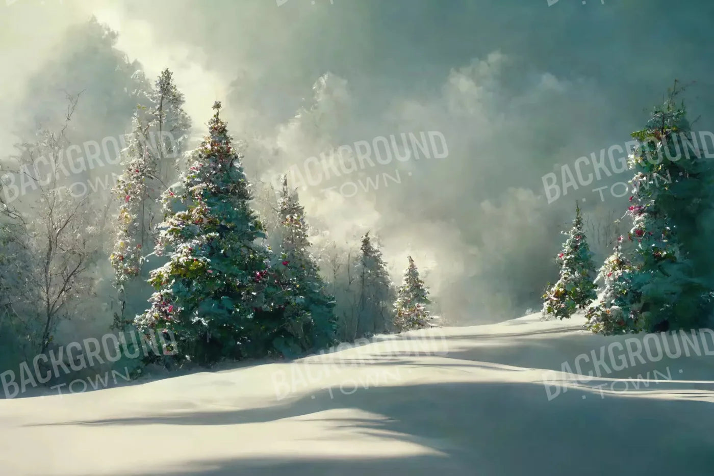Winter Wonderland 8X5 Ultracloth ( 96 X 60 Inch ) Backdrop